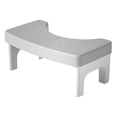 thumbnail image 3 of Feltree Foldable and Stackable Toilet Squatting Stool, 6.69in High Non-Slip Bathroom Step Stool for Adults and Kids, Fits All Toilets for Easy Poop Position Assistance, 3 of 8