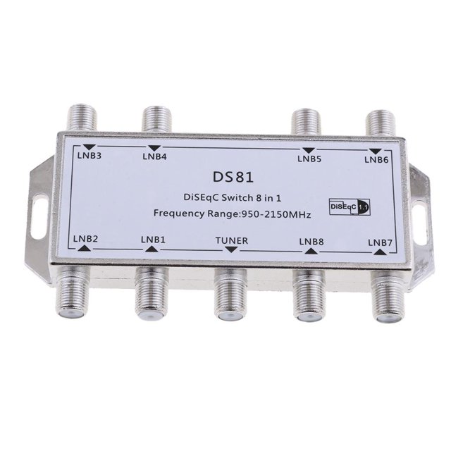 Xuanheng Combinateur Multi-Interrupteur LNB FTA 8 Sorties Plat LNBF DS81()