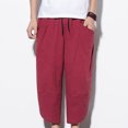 thumbnail image 2 of Birdeem Pantalon Décontracté en Coton et Lin pour Hommes, 2 of 12