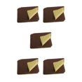 thumbnail image 2 of Decodeary 10 Pieces Microfiber Eyeglasses Camera Lens Cell Phones Cleaning Cloth Yellow+Brown 5Set, 2 of 6