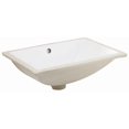 thumbnail image 2 of American Imaginations 18.25-in. W CUPC Rectangle Bathroom Undermount Sink Set In White - Chrome Hardware AI-26783, 2 of 9