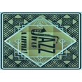 thumbnail image 1 of Ahgly Company Machine Washable Indoor Rectangle Transitional Dark SlateGray or Dark SlateGrey Green Area Rugs, 8' x 10', 1 of 7