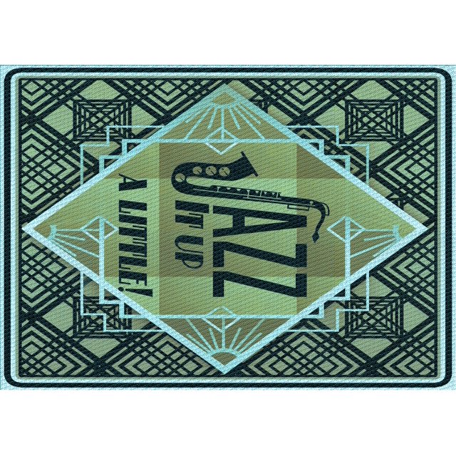 Ahgly Company Machine Washable Indoor Rectangle Transitional Dark SlateGray or Dark SlateGrey Green Area Rugs, 8' x 10'