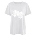 thumbnail image 2 of TopLLC St. Patrick's Day Patricks Day Chemises pour Femmes Hauts de Sarrau St Patricks Day Mode pour Dames St. Imprimé Manches Courtes Col Rond Chemise Femme Décontractée Ample, 2 of 4