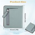 thumbnail image 2 of fastboy Compact Purse For Unisex Easy To In Bag Durable Leather Purse Small Wallet Stylish blue 1Set, 2 of 6