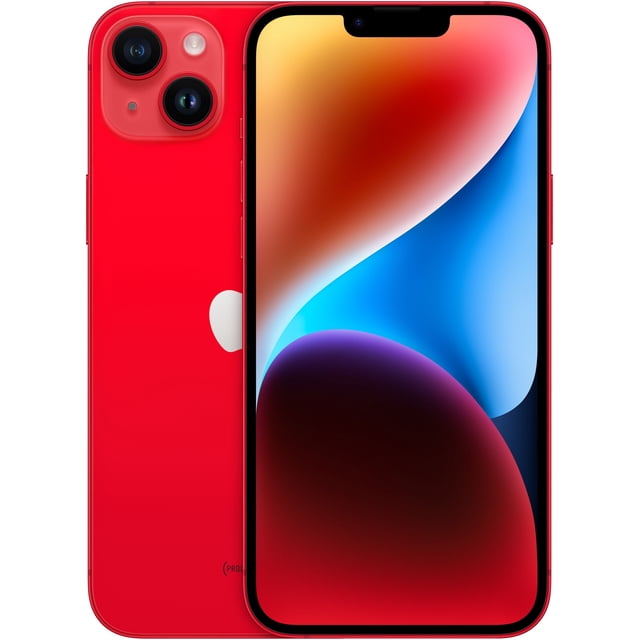 Restauré Apple iPhone 14 Plus - Déverrouillé Tout Opérateur - 256 Go Rouge - MQ413LL/A (Remis à Neuf)