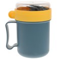 thumbnail image 1 of 1pc Cereal Cup Breakfast Cup Microwave Oven Milk Cup Portable Milk Cup for Home, 1 of 9
