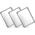 thumbnail image 4 of 3 Pack Aluminum Baking Sheets, Commercial Quality, Restaurant Grade Quarter Size Rimmed Baking Pans (16 x 12 x 1 in)(40*30*2.5cm), 4 of 6