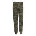 thumbnail image 2 of Independent Trading Co. Mens Midweight Fleece Pants, L, Forest Camo, 2 of 2