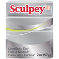 thumbnail image 1 of Sculpey III Polymer Clay 2oz-Silver, 1 of 2