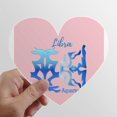 thumbnail image 1 of Aquarius Libra Paire Autocollant en Vinyle Constellation Cœur pour Bouteille de Vélo, 1 of 3