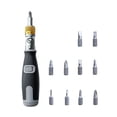 thumbnail image 1 of WHEANG 10 In 1 Multi Angle Screwdriver Tools 180° Multi Angle Rotation Screwdriver A Great Screwdriver Solves Most /Disassembly Problems One Size Gray, 1 of 4