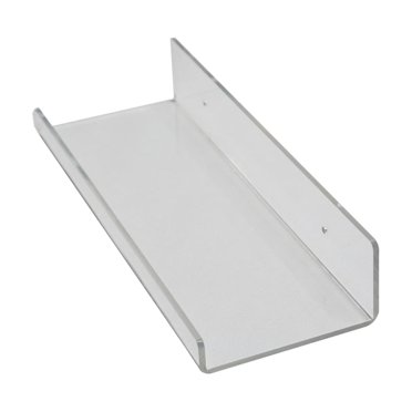 Acrylic Floating Wall Shelf Durable Transparent for Office Washroom Kitchen