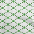thumbnail image 1 of oneOone Cotton Flex Green Fabric Block Sewing Craft Projects Fabric Prints By Yard 40 Inch Wide, 1 of 5