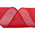 thumbnail image 2 of Joycrosso Burlap Wired Edge Ribbon 2.5 inch x 10 Yards, Red, Ideal for Crafting, Gift Wrapping, Wreath, Christmas Tree, and Rustic Wedding Decorations, 2 of 4