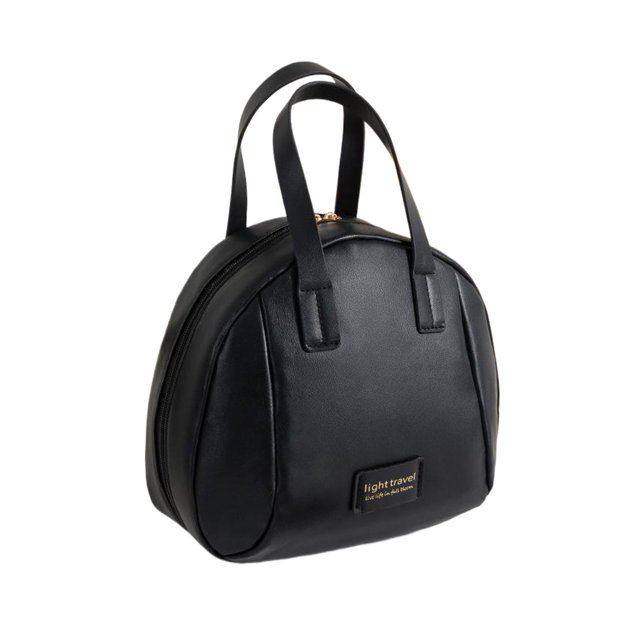 Xingzhi Shell Makeup Bag Classy And Functional Cosmetic Storage Solution Allowing Quick Black