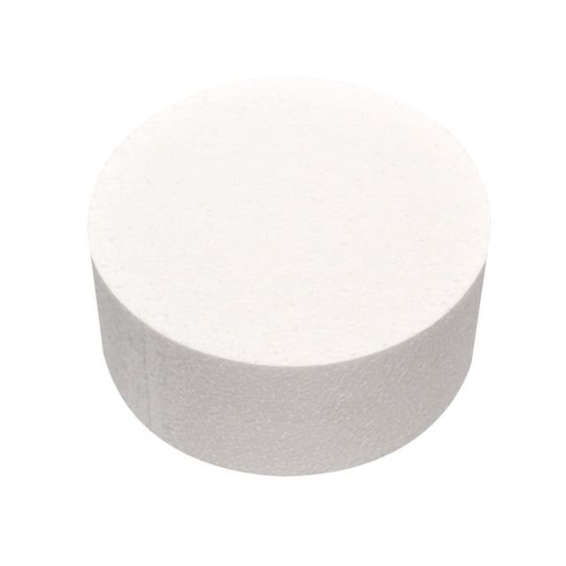 Opolski 4/6/8inch Round Styrofoam Foam Cake Dummy Sugarcraft Flower Decor Practice Model