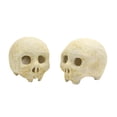 thumbnail image 2 of YIMWNYI 2Pcs Decorative Skull Ceramic Props, Halloween Party Decorations, Fire Pit Accessories, Reusable Burning Skull, Unique Home Décor, Realistic Fire Effects, 2 of 9