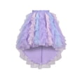 thumbnail image 5 of Robe Dos Nu pour Fille Violette Plissée à Étages à Paillettes Concours Hi-lo Dos Ajouré 6 Ans, 5 of 5