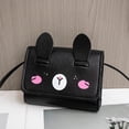 thumbnail image 4 of Btomtd Petit et Mignon Mini Porte-Monnaie de Style Occidental pour Enfants, Noir, 4 of 6