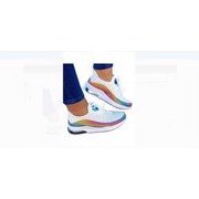 fastboy Women Sneakers Lightweight Mesh Air-Cushion Flat Anti-Slip Breathable Sneaker Wear-resistant Thick Sole Running Shoe White 42