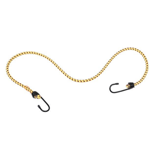 Bungee Cord With Hooks Rubber For Bicycle Car Trunk 1Pcs 39.4X1.2X0.8In