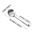 thumbnail image 3 of Kitchen Soup Food Thicken Stainless Steel Spoon Colander Strainer Filter Hot Pot Slotted Spoon Food Serving, 3 of 4
