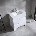 thumbnail image 3 of SERA Indy Coiffeuse de Salle de Bain Blanche, 3 of 5