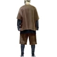 thumbnail image 4 of TIMIFIS Ensembles Courts 2 Pcs pour Hommes Tenues Chemises d'Été et Shorts Mode Décontractée Couleur Unie Manches Courtes Col Rond Blouses Chemises Ensembles Automne, 4 of 7