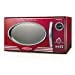 thumbnail image 3 of Nostalgia Retro Countertop Microwave Oven, 0.9 Cu. Ft. 800-Watts with LED Digital Display, Child Lock, Easy Clean Interior, Cu.Ft, Red, 3 of 9