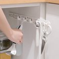 thumbnail image 4 of XYAIYT Retractable No Punch Wall Adhesive Hook Rack for Door or Wall Mount Storage Easy to Install and Use with Space Saving Design Suit for Kitchens Bathrooms and Closets, 4 of 8