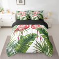 thumbnail image 2 of YST Wild Flamingo Bedding Comforter Set Tropical Theme 7-Piece Bed in a Bag, King, 2 of 4
