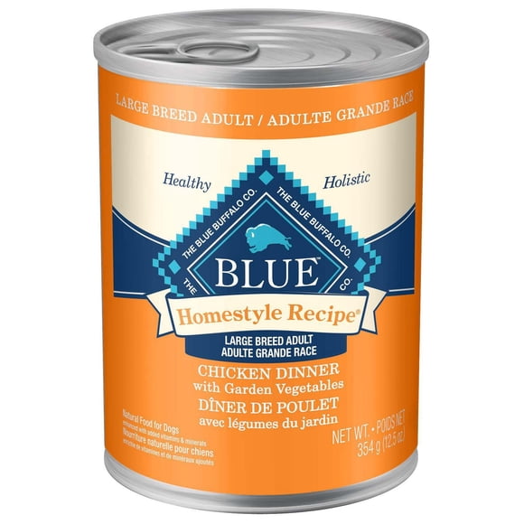Blue Buffalo Homestyle Recipe Dîner de poulet pour chiens de grande race