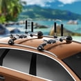 thumbnail image 2 of Goplus J-Bar Support de Toit pour Kayak Pliant Universel Support de Kayak pour Canot Planche de Surf, 2 of 10