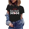 thumbnail image 1 of Birdeem Mode Femme T-Shirt Imprimé à Col Rond à Manches Courtes Blouse Ample Hauts, 1 of 1