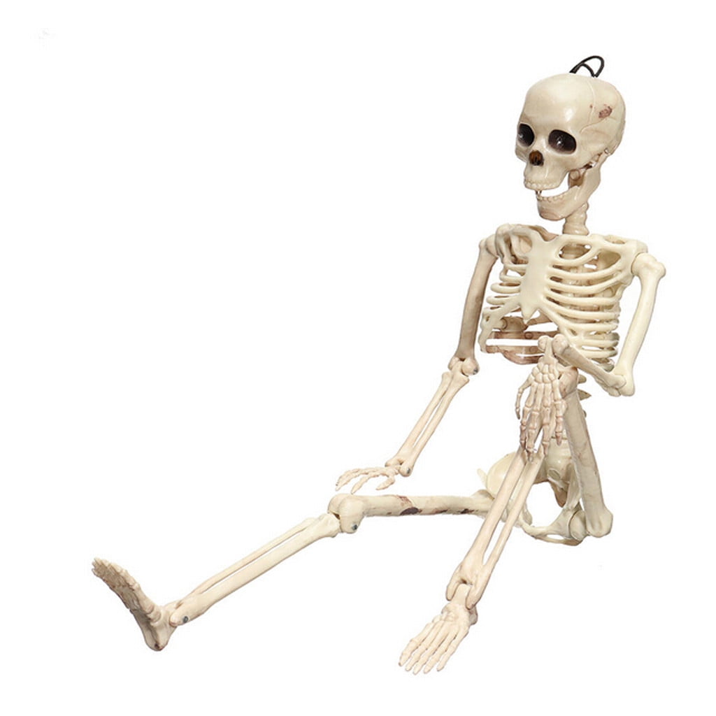 Binwennn Novelty Toy Scary Human Prop Halloween Figurine Party Decoration Trick Prop One Size