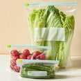 thumbnail image 3 of MesaSe 15 Pcs Sacs de Congélation Alimentaires Sans BPA Étanches Grand Application Bonne Étanchéité Anti-Humidité Conservation Fraîcheur Réutilisables de Qualité Alimentaire Organisateur de Cuisine, 3 of 8