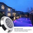 thumbnail image 2 of Submersible Pool Light, Energy Saving Warm Lighting 3000k Underwater Fountain Lights Professional Decorative Recessed Waterproof  For Bath For Pool, 2 of 6