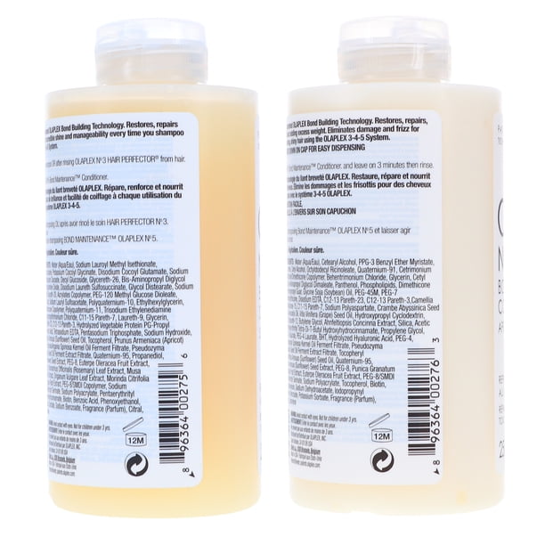 Olaplex No.4 Bond Maintenance Shampoo 8.5 oz & No.5 Conditioner