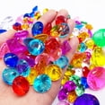 thumbnail image 4 of 100× Faux Diamond Treasure Chest Pirate Acrylic 20MM Crystal Gems Filler Props, 4 of 4