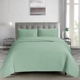 thumbnail image 2 of Swift Home Ultra Soft Pinsonic Quilt Set – Lightweight, Hypoallergenic, All-Season Bedding, 2 of 4