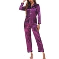 thumbnail image 4 of Ensemble de Pyjama pour Femmes Pantalon Ensemble Mode pour Femmes Tenue d'Intérieur Pyjama Femme Ensemble Deux Pièces Manches Longues Pantalon Ensemble de Pyjama Tenue d'Intérieur, 4 of 5
