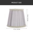 thumbnail image 4 of Shisuyan European Style Lamp Shade Desktop Light Lampshade for Bedroom Living Room, 4 of 8