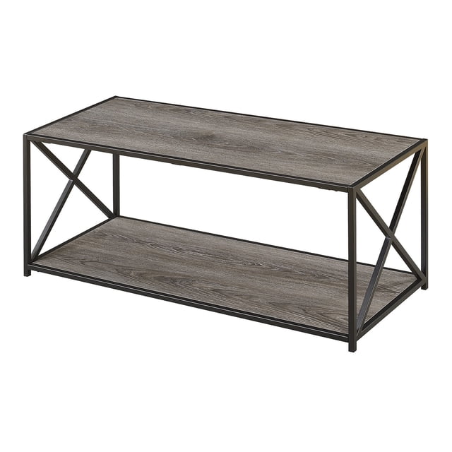 Convenience Concepts Tucson Table Basse en Fini Bois Gris Vieilli