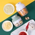 thumbnail image 4 of Mini Electric Garlic Chopper Multi-Function Food Chopper Usb Charging Wireless Garlic Grinder Mincer Cutter For Chopping Vegetables Fruits Onions Garlics Salad Boneless Meat, 4 of 6