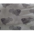 thumbnail image 4 of oneOone Georgette Viscose Fabric Fish Block Fabric Prints By Yard 42 Inch Wide, 4 of 4