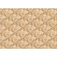 thumbnail image 1 of Ahgly Company Tapis d'Intérieur Rectangulaire Transitionnel Orange Lavable à la Machine, 6 Pieds x 9 Pieds, 1 of 7