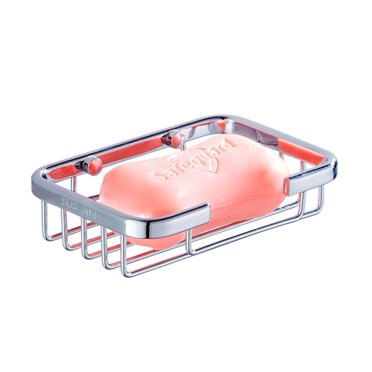 Ruibeauty Wall Mounted Bathroom Shower Soap Stainless Steel Holder Dish Basket Drain Tray
