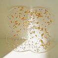 thumbnail image 4 of VALINK Gold Foil Acrylic Coasters Transparent Insulation Pad Multipurpose Heat-Resistant Drinks Cup Mat for Home Kitchen Bar, 4 of 7