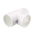 thumbnail image 1 of Unique Bargains Raccord de Tuyau en PVC 50mm Raccord en T 2 Pcs, 1 of 4